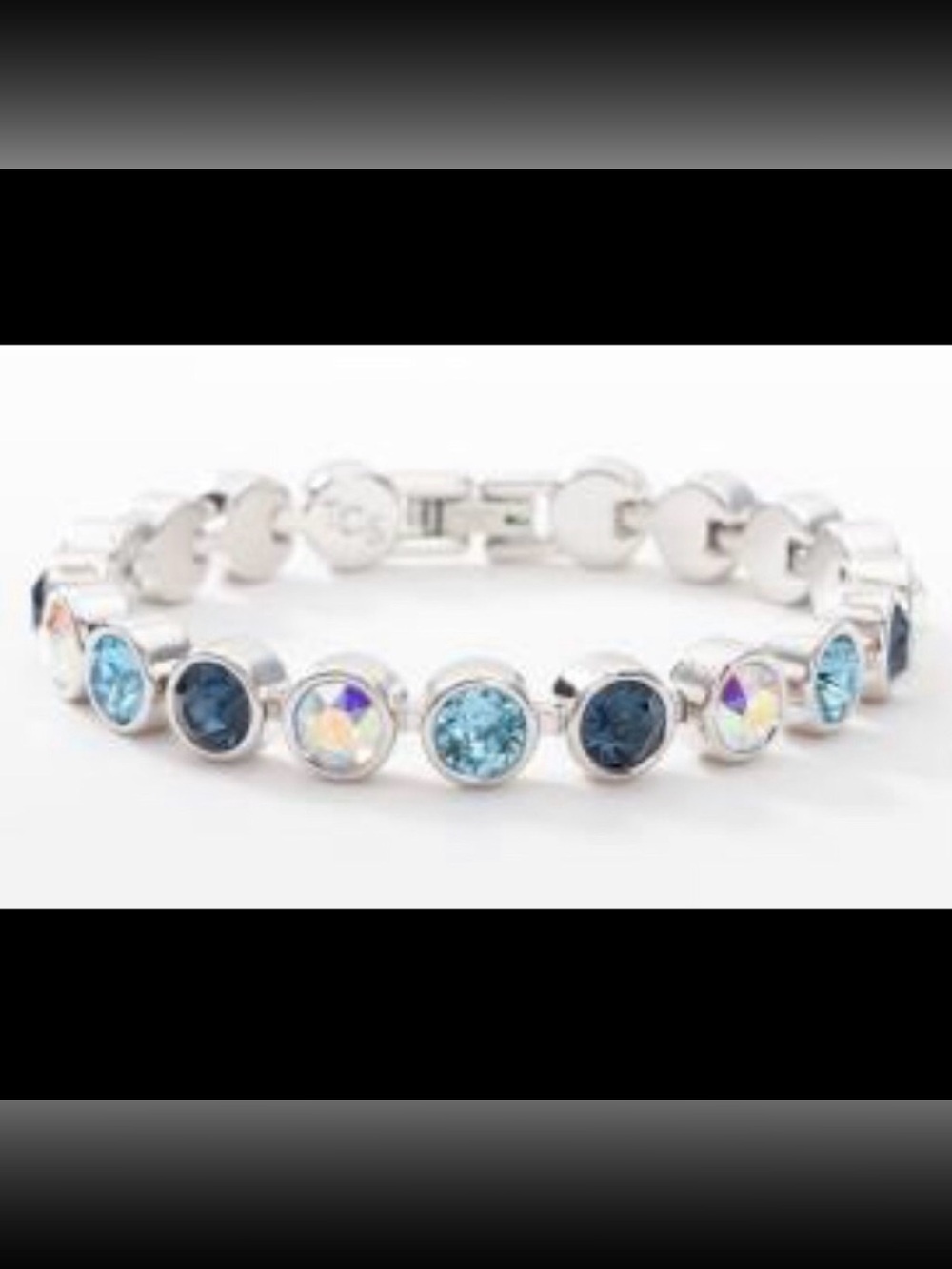 Touchstone Crystal by Swarovski ice bracelet SKY (Retired) like new with box